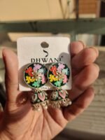 Indian Mayura Festive Jhumka - Image 3