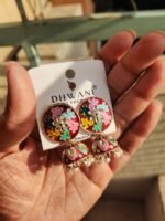 Indian Mayura Festive Jhumka - Image 2
