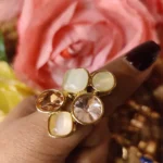 Finger ring adjustable.